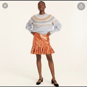 J crew sequin skirt
